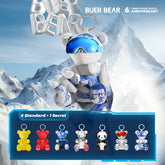 Buer "Boole Bear 6th Anniversary Blind Box - Collector's Series 1 | PU Leather Figure Keychain, Bag & Car Charm" blind box series official poster, showcasing the complete character lineup.