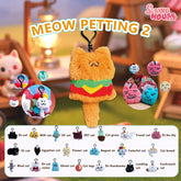 Spring House "Cuddle Cats Club 2: Cute cat charm keychain" blind box series official poster, showcasing the complete character lineup.