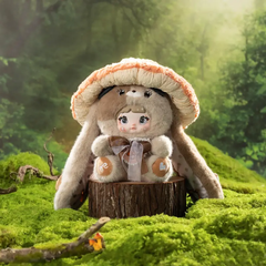 [400% Size] Nommi Plush Blind Box – Mushroom Hat Series Collectible Soft Toy, Giant Mystery Figure, Cute Stuffed Doll Gift for Fans & Display Decor