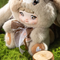 [400% Size] Nommi Plush Blind Box – Mushroom Hat Series Collectible Soft Toy, Giant Mystery Figure, Cute Stuffed Doll Gift for Fans & Display Decor