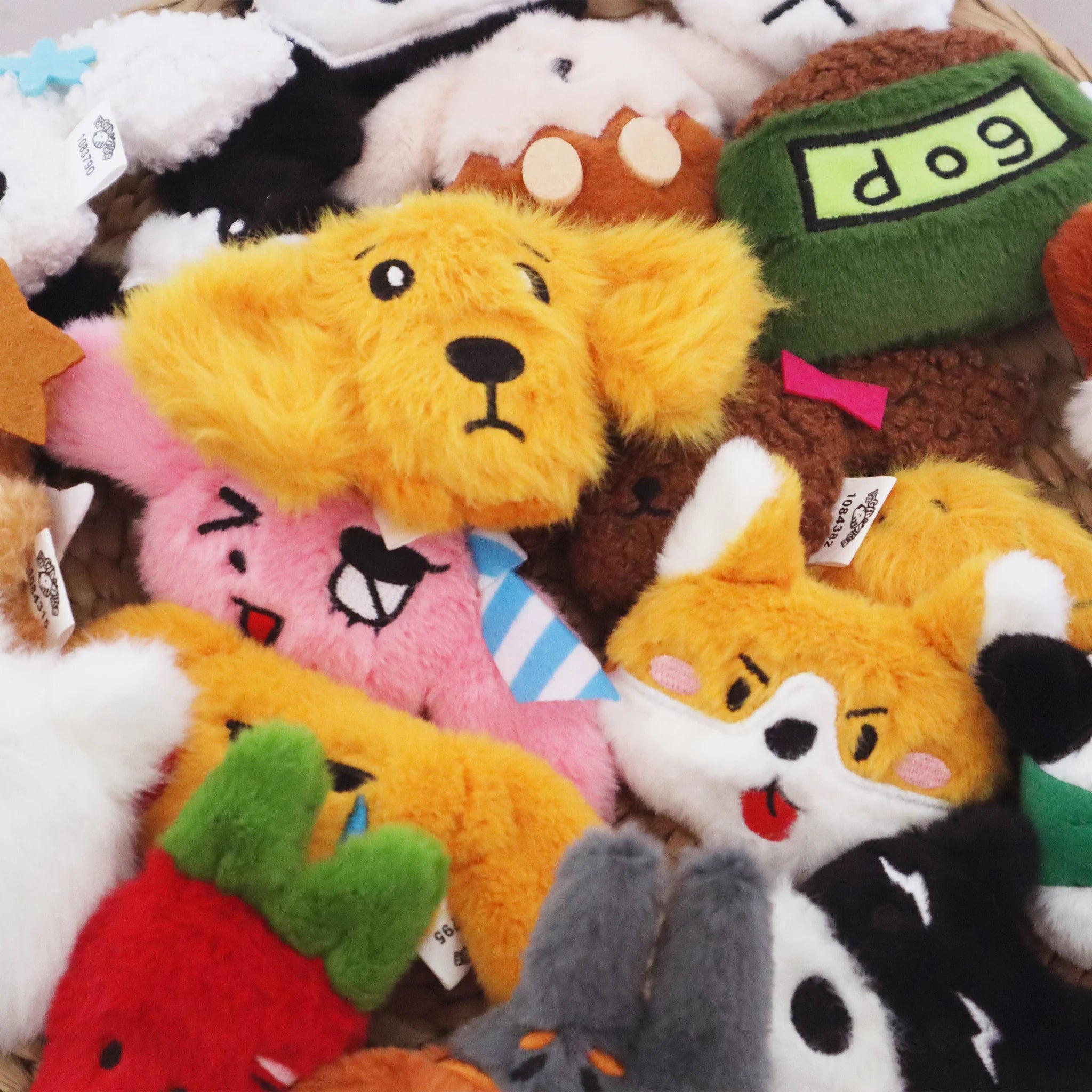 SpringHouse "Dog Kingdom: Pawsome Fridge Friends Plush Series" series art toy figures in a lifestyle display scene: 3