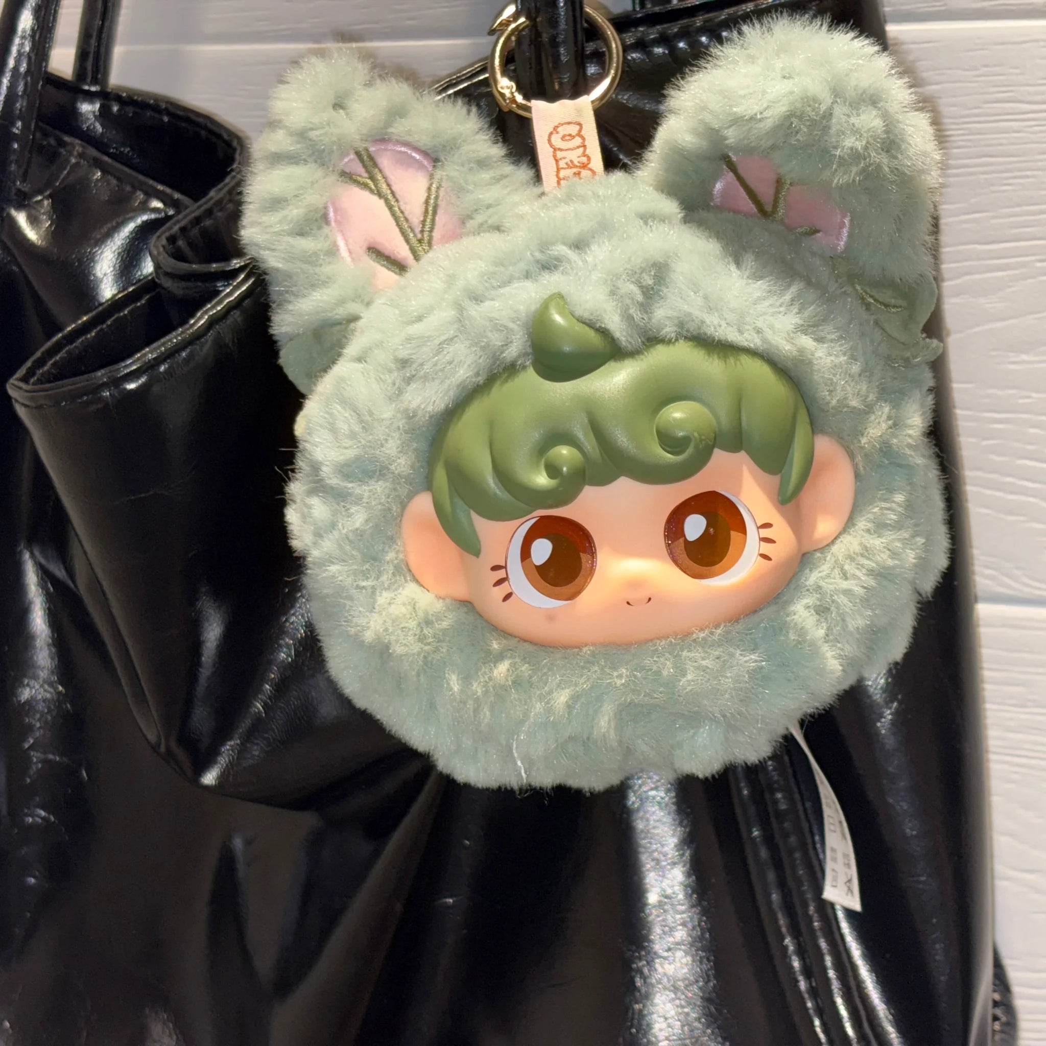 SpringHouse "UNAbaby Cozy Curls: Wave 2 - Dreamy Valley" series -  art toy figure - front view.