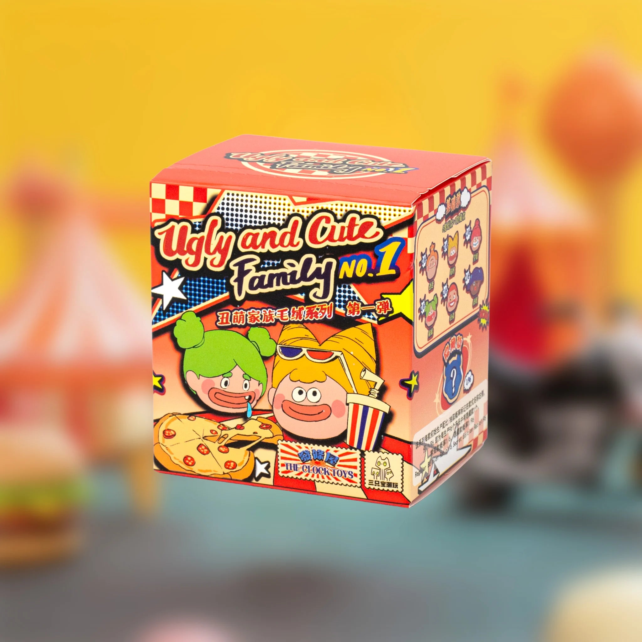 Individual blind box packaging for the SpringHouse "Ugly-Cute Family: Wave 1 - Oddball Origins" art toy series.